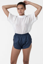 Load image into Gallery viewer, RIN401 - Cotton Mock Neck Fishnet T-Shirt
