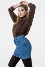 Load image into Gallery viewer, RDNW33 - Denim Mini Skirt