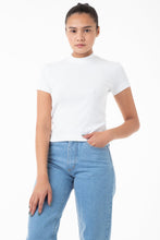Load image into Gallery viewer, R4309 - Mockneck Cap Sleeve Baby Tee